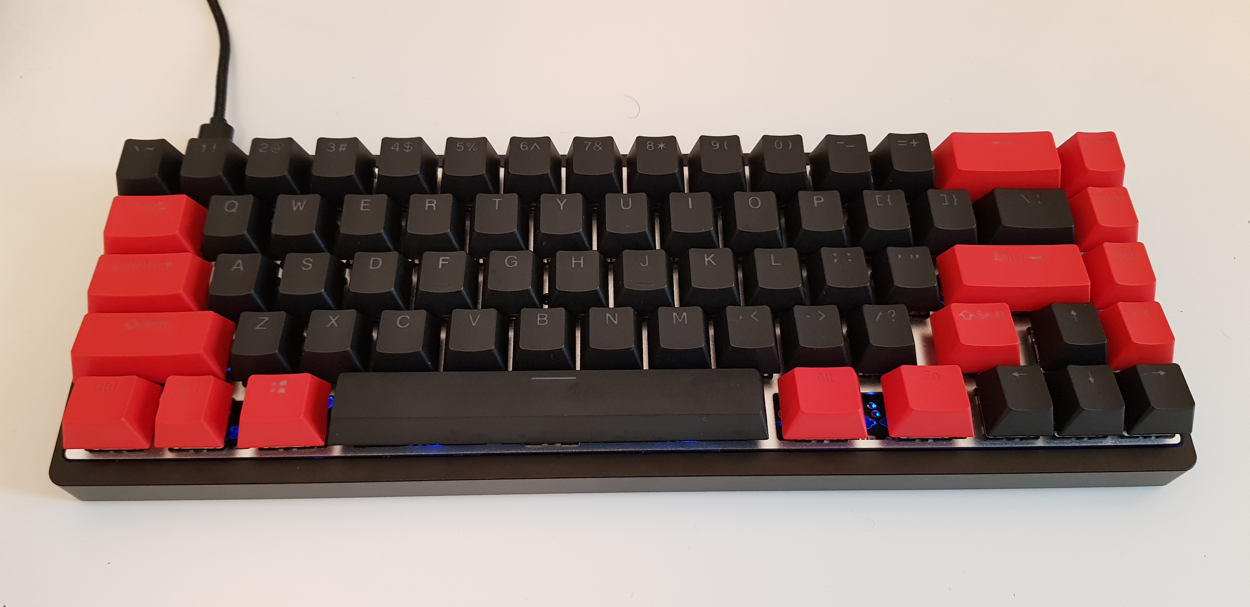 Assembled keyboard